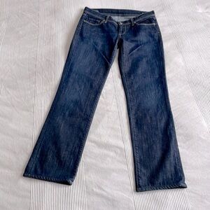 Citizens Of Humanity Ava Low Rise Straight Leg Dark Wash Jeans Women's Size 29